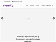 Tablet Screenshot of bosisio.com.ar